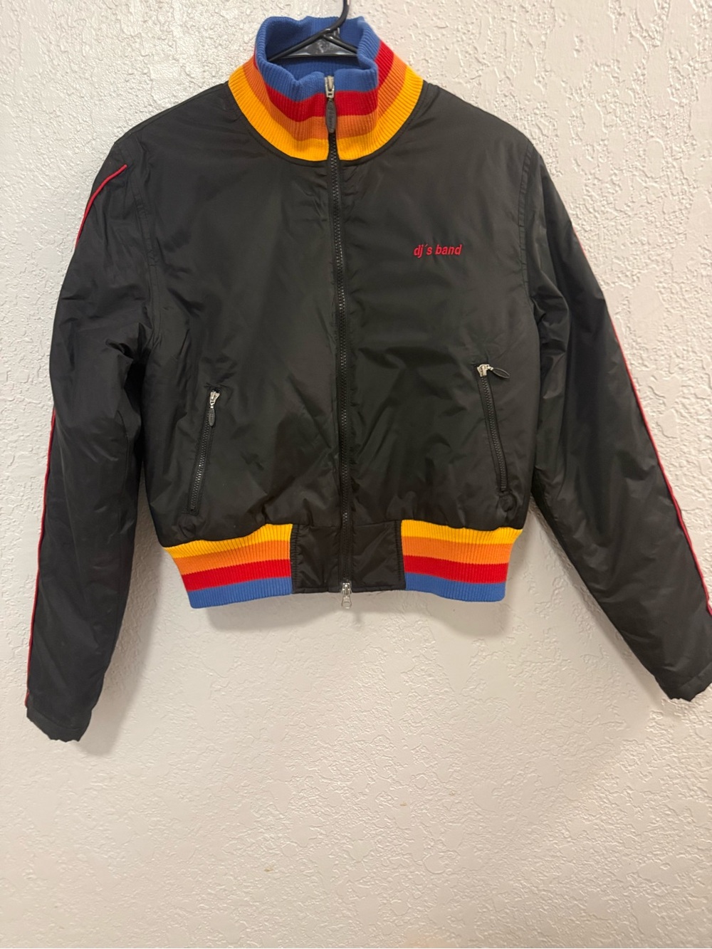 Dj's Band Vintage Bomber Jacket – Original 90s Retro Style